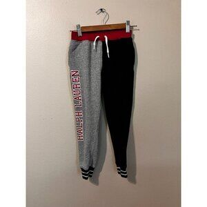 Girl's Polo Ralph Lauren Pink/Blue/Gray Color Block Joggers Size 6 [EXCELLENT]